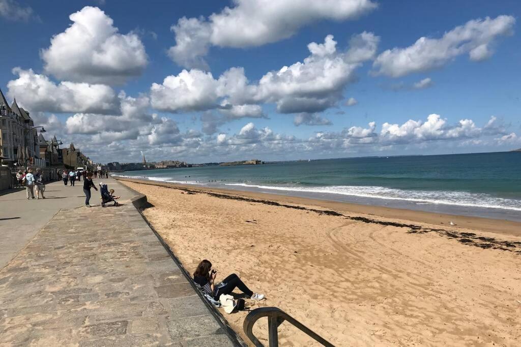 Ideal - Plage, Jardin & Jacuzzi, Proche Plage Et Thalasso - 1 A 6 Personnes Saint-Malo Eksteriør billede